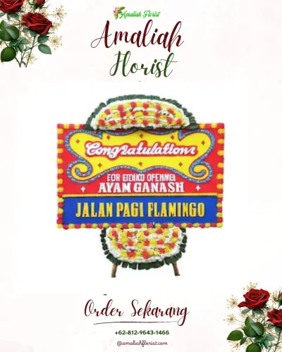 Bunga Papan Congratulation di Jati Luhur